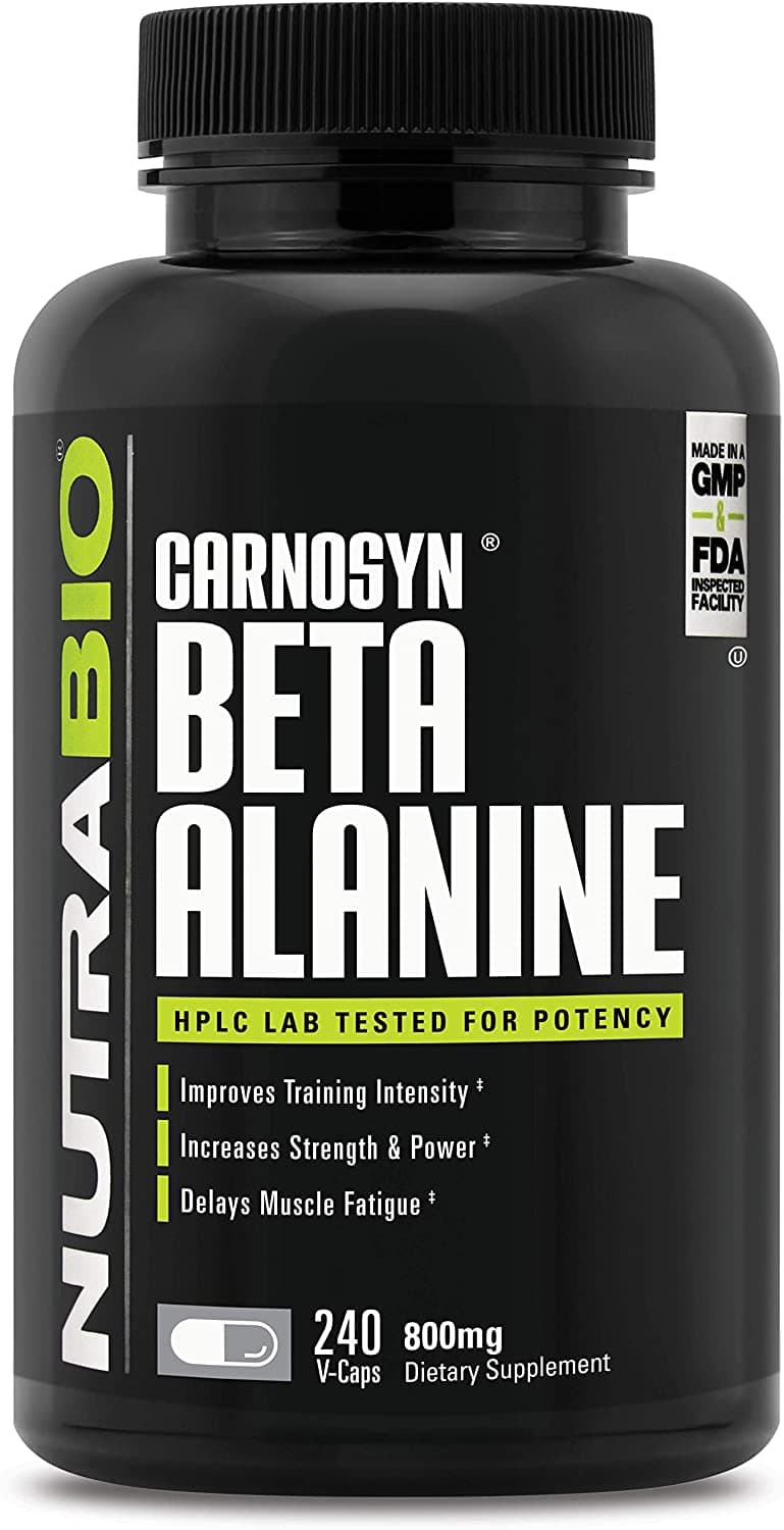 NutraBio Beta Alanine Capsules