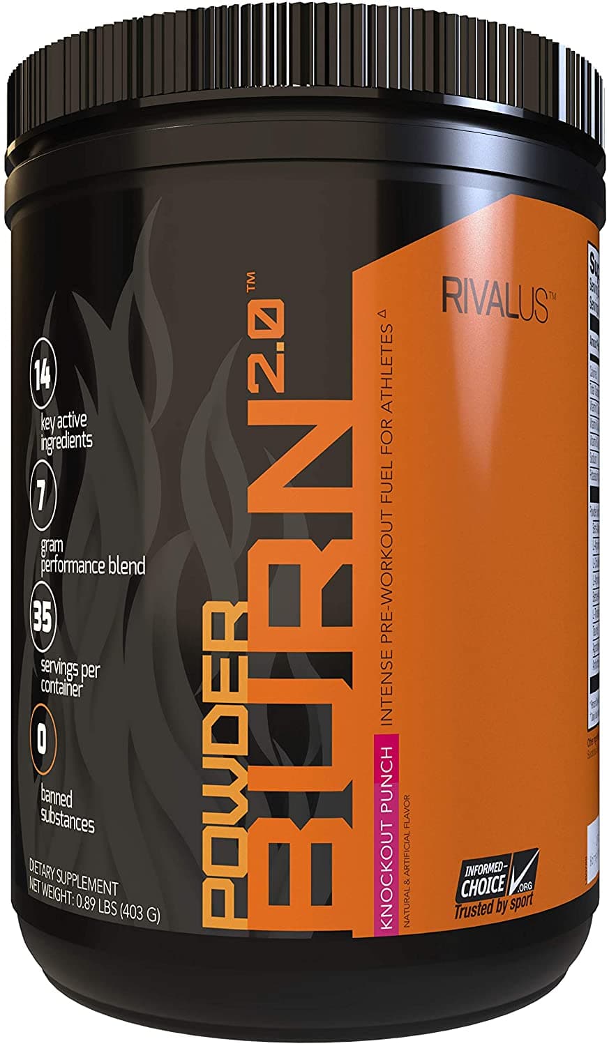 RIVALUS Powder Burn 2.0 Punch 35 Serving